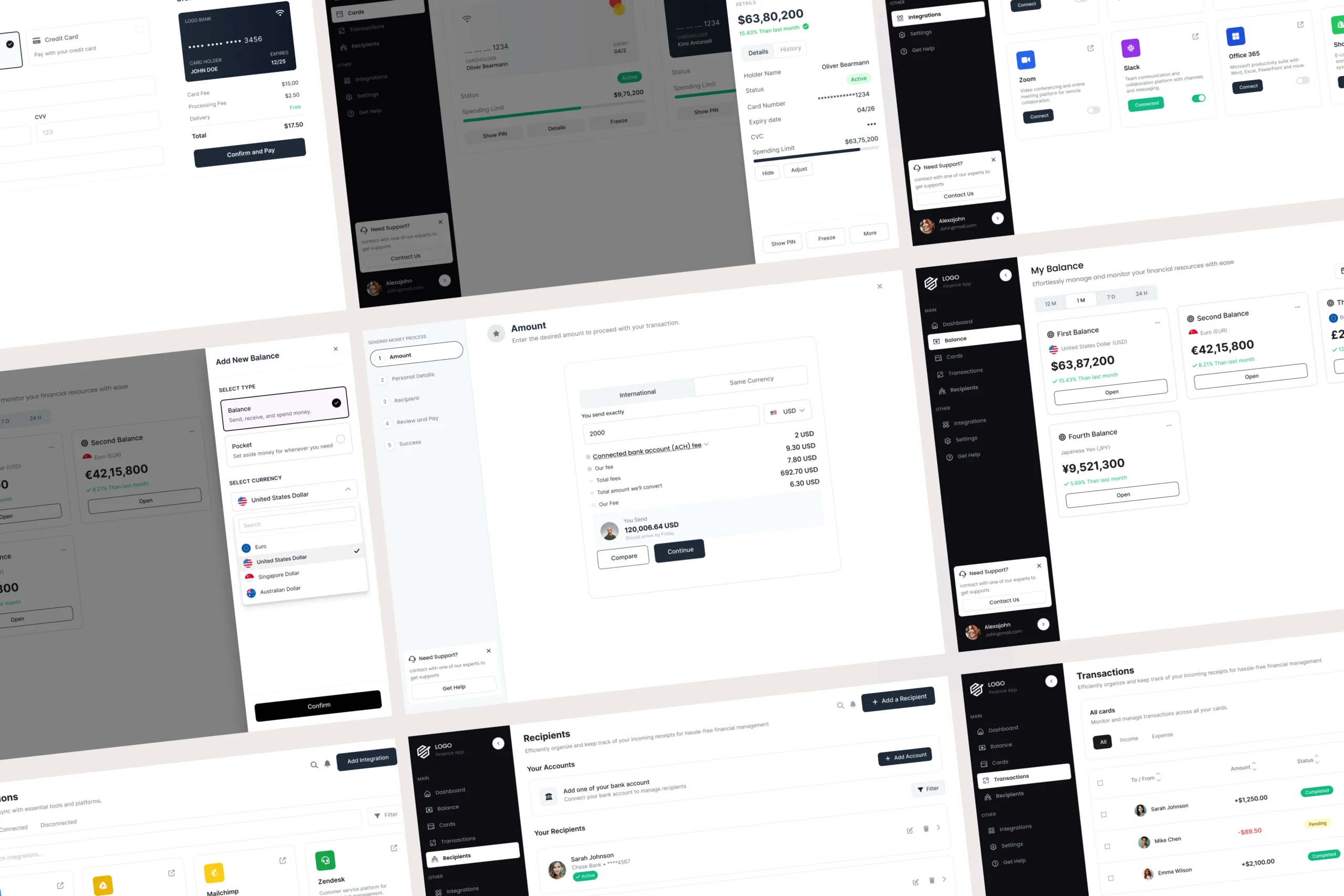 Fintech Dashboard UI Kit