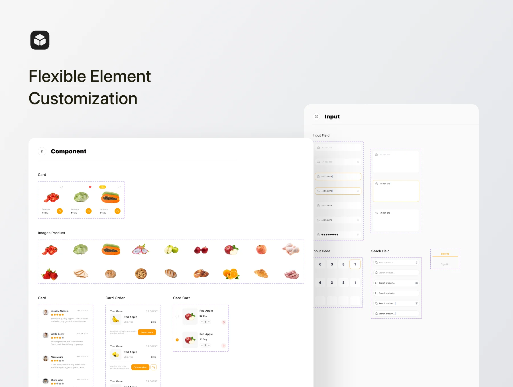 figma grocery template