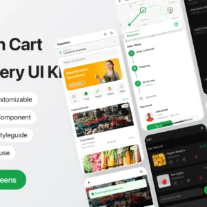 Grocery Store UI Kit - 80+ Screens | Figma Template