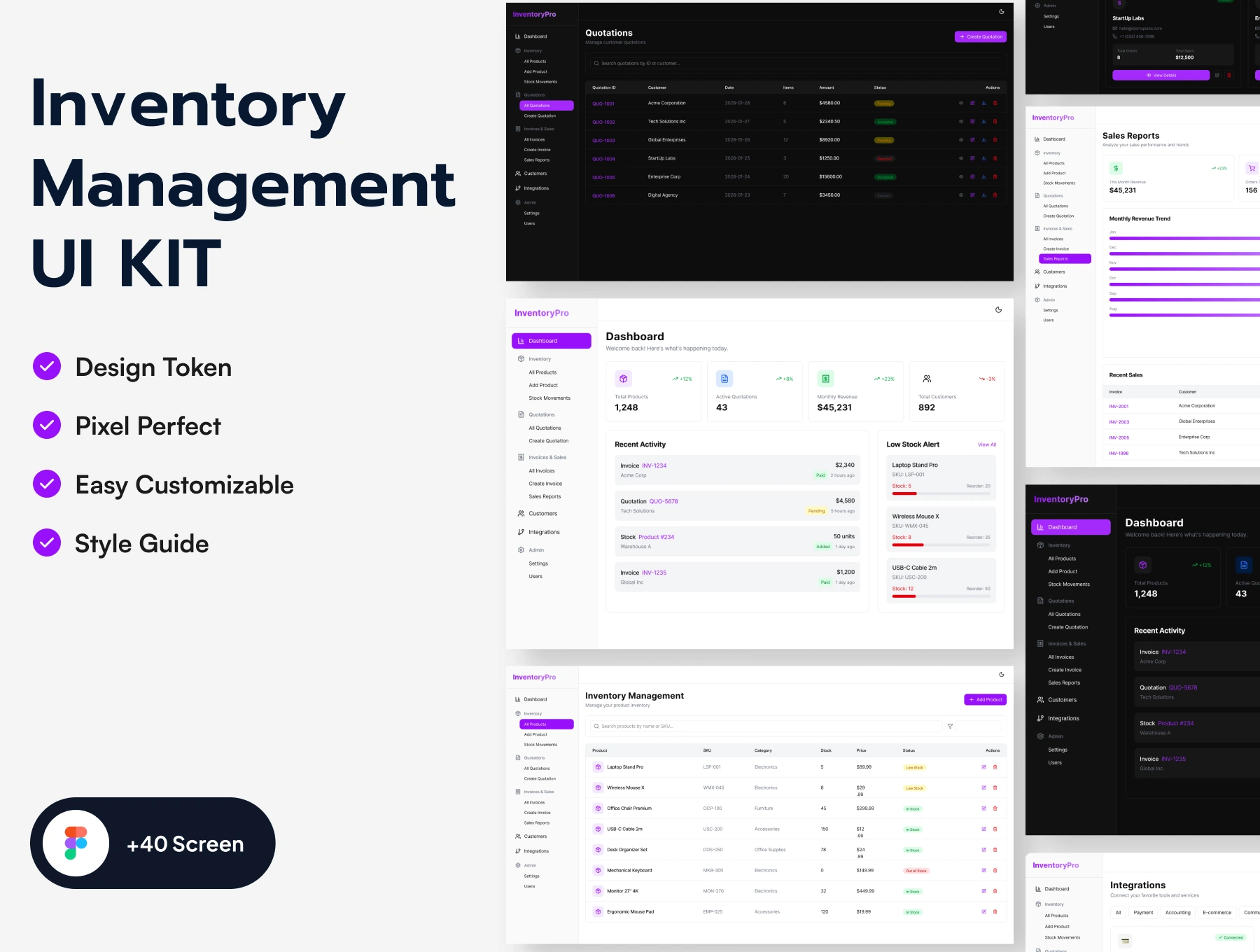 Inventory Management UI KIT